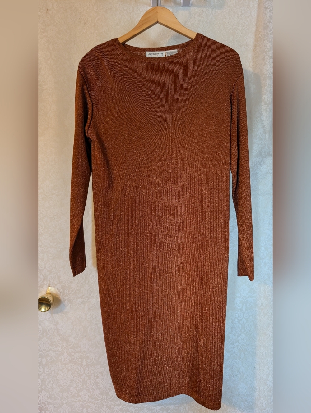 Liz Claiborne Bodycon Dress Sz.XS Long Sleeve